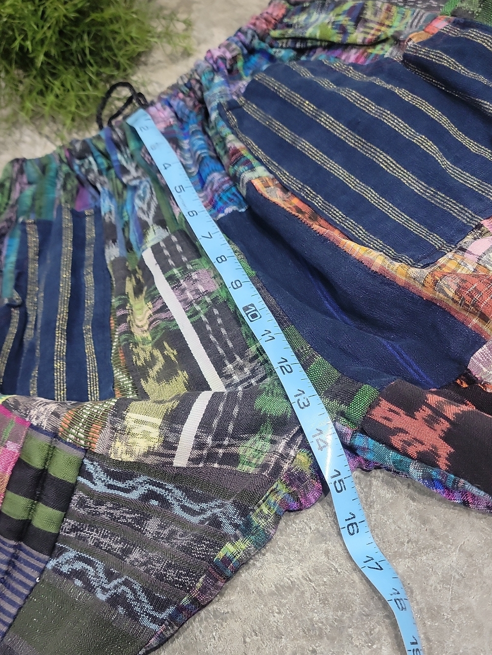 Handmade Guatamalan Huipil Woven Patchwork Pants - Picture 8 of 10